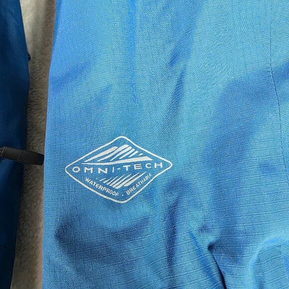 Columbia Interchange Omni-Tech Omni-Heat Jacket Men's Large Full Zip Hooded Blue - Picture 2 of 15